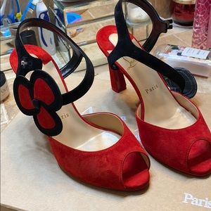 Christian Louis Vuitton red bottoms